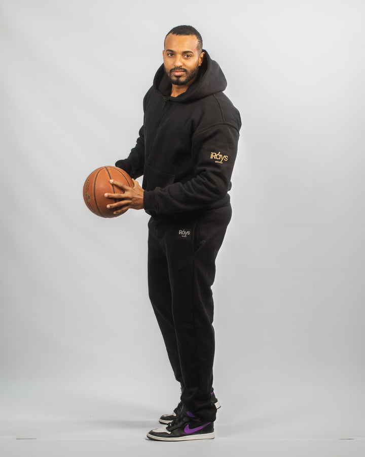 Irays Embossed Full-Zip Hoodie