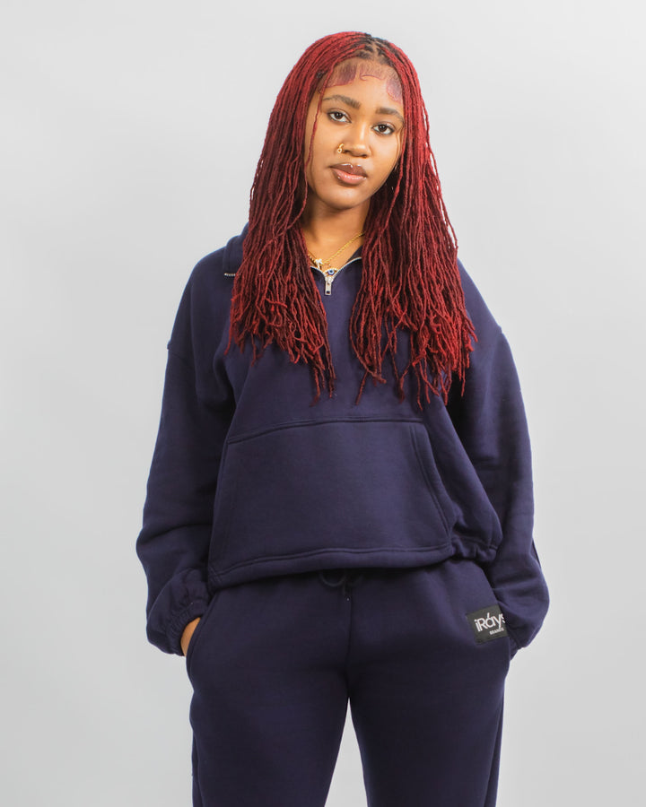 Irays Quarter-Zip Kangaroo Hoodie
