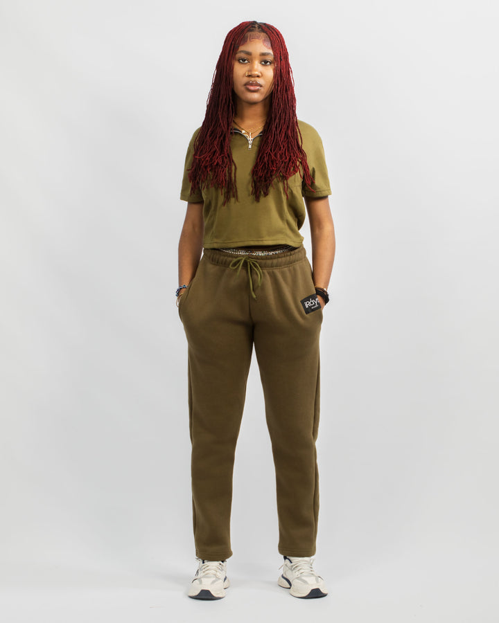Irays Quarter-Zip Cropped Tee