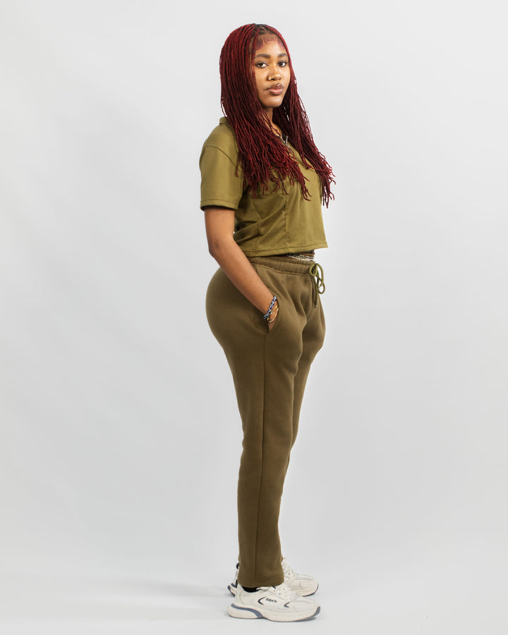 Irays Quarter-Zip Cropped Tee