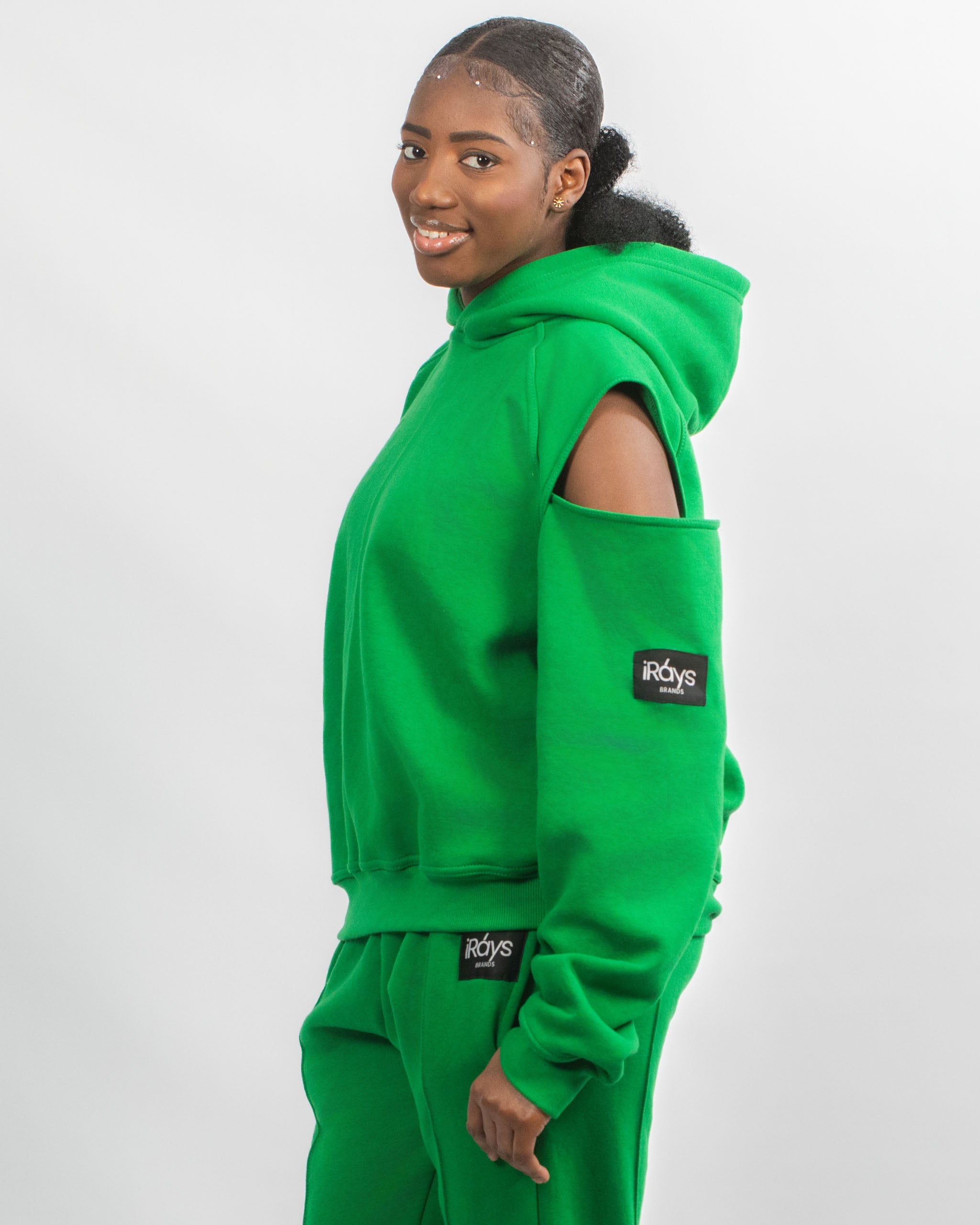 Fashion Cutout Hoodie – Luxe Fabric & Signature Patch
