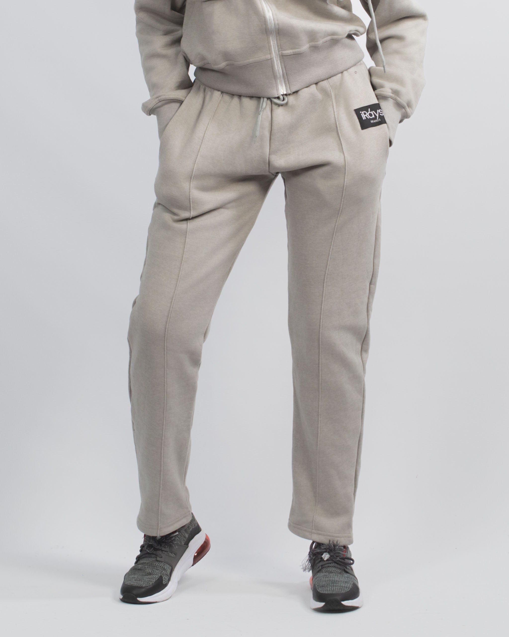 Triple-Stitched Utility Joggers – Relaxed Fit with Patch