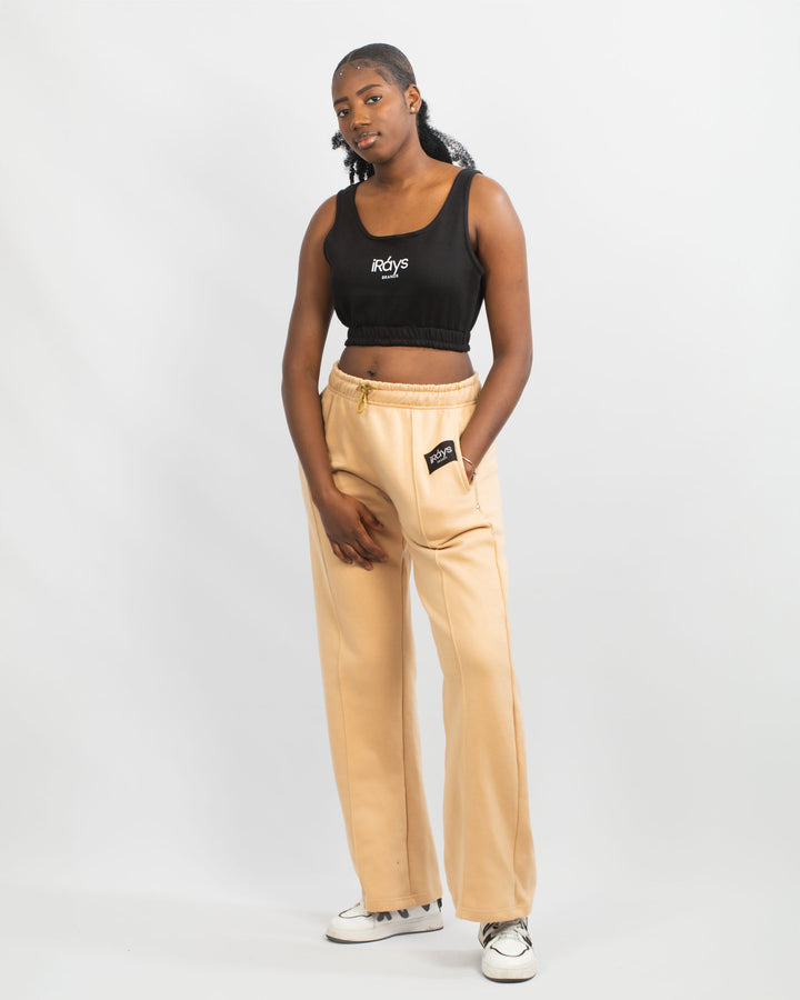 Irays Ribbed Cropped Tank