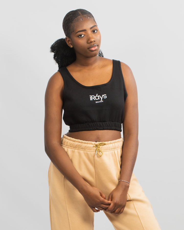 Irays Ribbed Cropped Tank