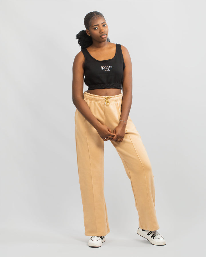 Irays Ribbed Cropped Tank